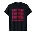 Social Anxiety Shirts Capsule T-Shirt - Minimalist Print Unisex - T-Shirt, Sweatshirt, Hoodie