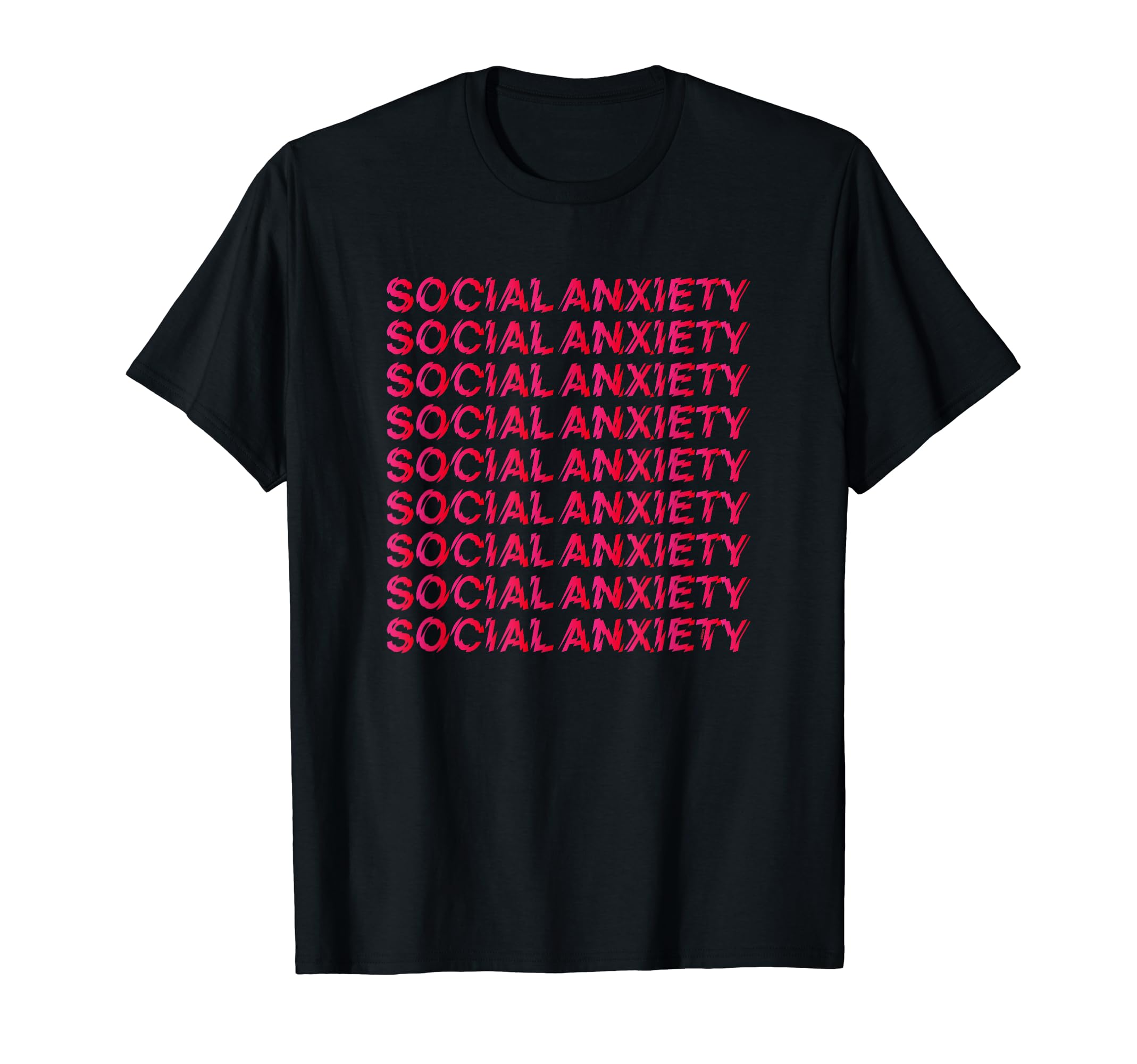 Social Anxiety Shirts Capsule T-Shirt - Minimalist Print Unisex - T-Shirt, Sweatshirt, Hoodie