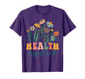Groovy Wildflower Health Assistant Tees T-Shirt - Trendy Graphic Men Women - T-Shirt, Sweatshirt, Hoodie