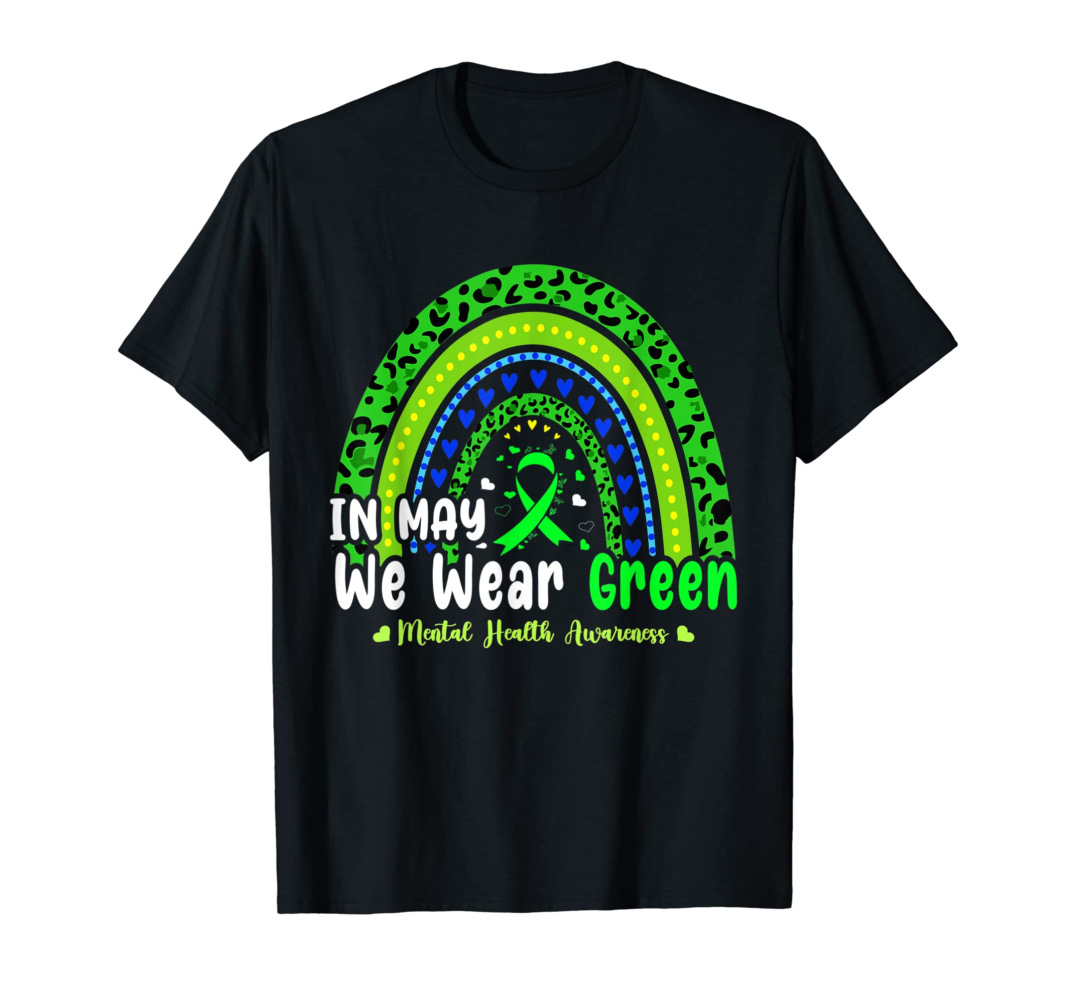 May We Wear Green Leopard Rainbow T-Shirt - Streetwear Style for Adults - T-Shirt, Sweatshirt, Hoodie