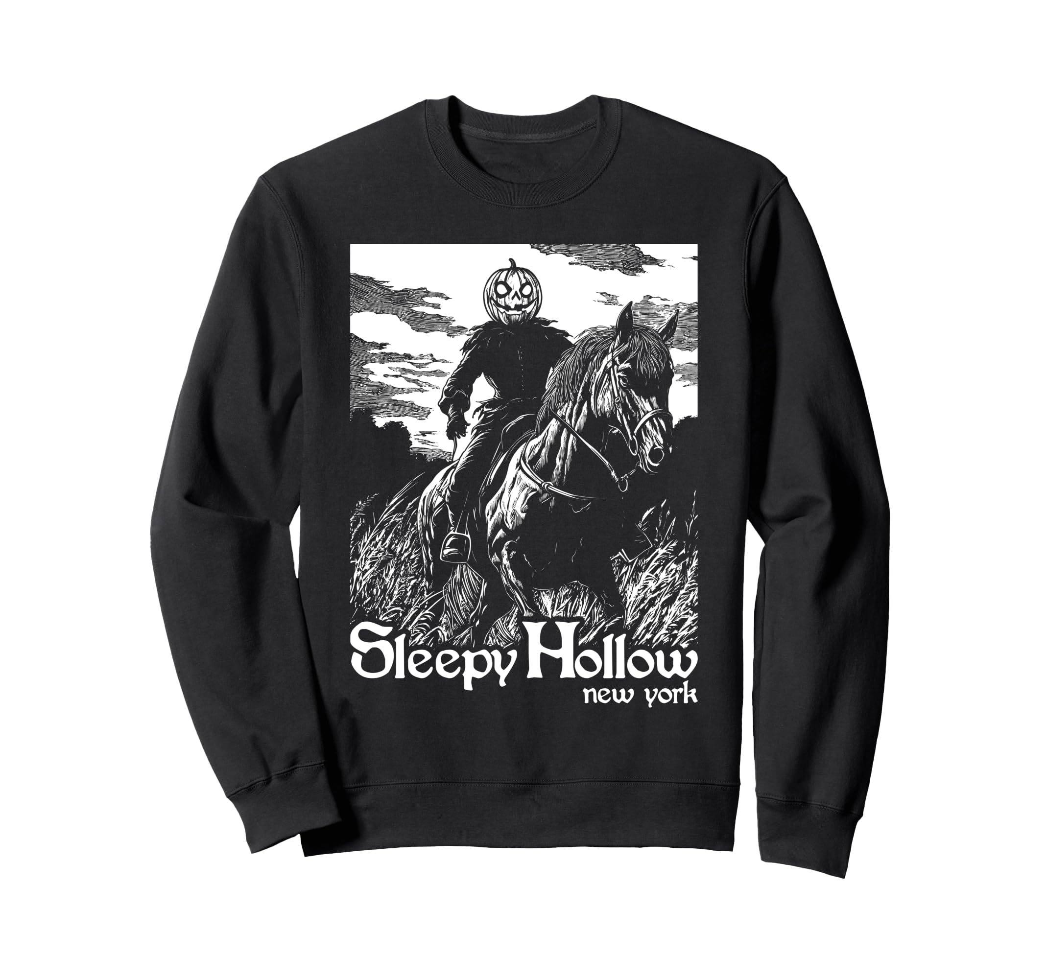 Legend Sleepy Hollow New York Headless Sweatshirt - Novelty Apparel Unisex - T-Shirt, Sweatshirt, Hoodie