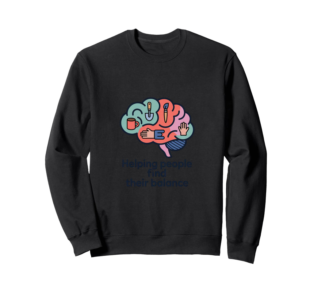 Brain Balance Mental Wellness Sweatshirt - Trendy Graphic Men Women - T-Shirt, Sweatshirt, Hoodie