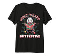 Overstimulated But Festive Ugly Tri T-Shirt - Streetwear Style for Adults - T-Shirt, Sweatshirt, Hoodie