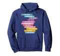 Positive Affirmations Growth Mindset Hoodie - Custom Art Print Men Women - T-Shirt, Sweatshirt, Hoodie