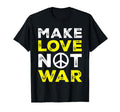 Make Love Not War Peace Peaceful T-Shirt - Unique Graphic for Adults - T-Shirt, Sweatshirt, Hoodie