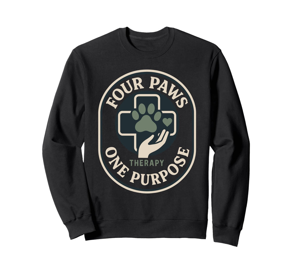 Therapy Dog Emotional Support Sweatshirt - Fun Novelty Design Unisex - T-Shirt, Sweatshirt, Hoodie