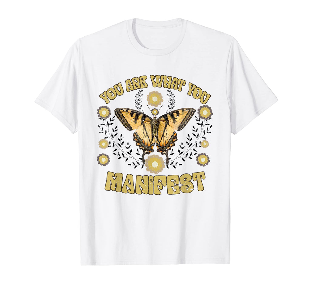 Manifest Meditation Yoga Spirituality T-Shirt - Novelty Apparel for Adults - T-Shirt, Sweatshirt, Hoodie