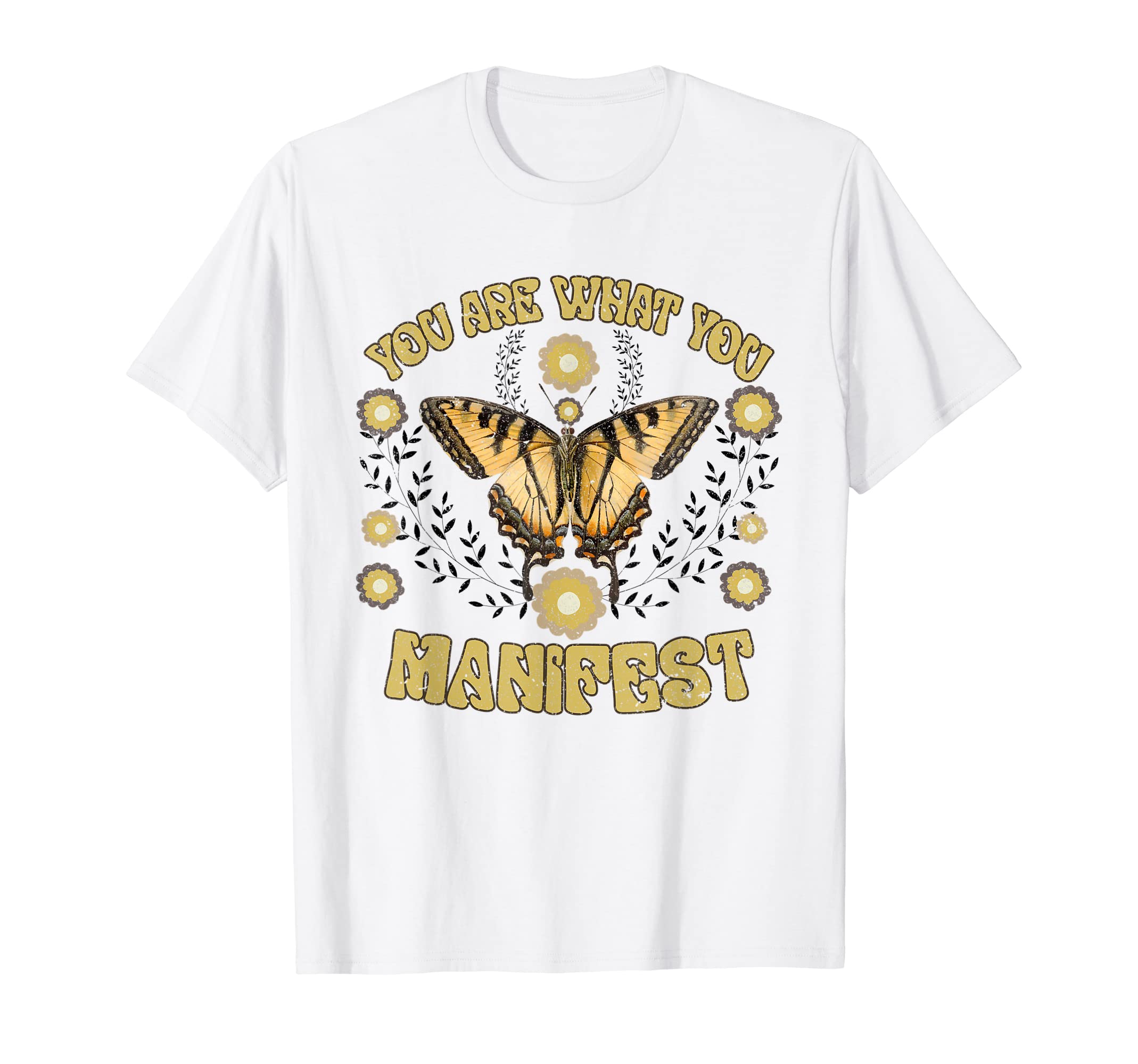 Manifest Meditation Yoga Spirituality T-Shirt - Novelty Apparel for Adults - T-Shirt, Sweatshirt, Hoodie
