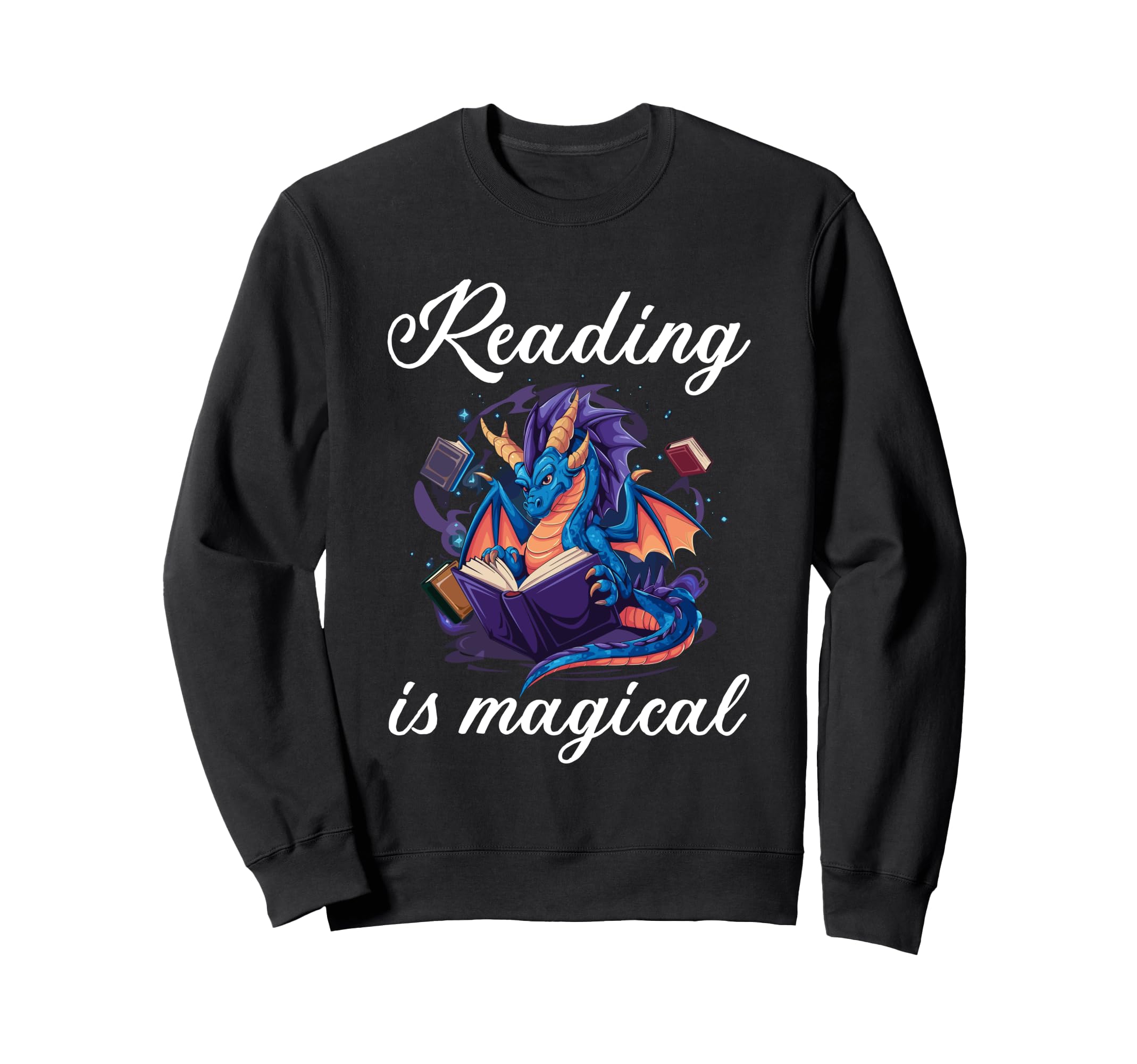Reading Dragon Shirts Magical Book Lover T-Shirt - Streetwear Style Unisex - T-Shirt, Sweatshirt, Hoodie