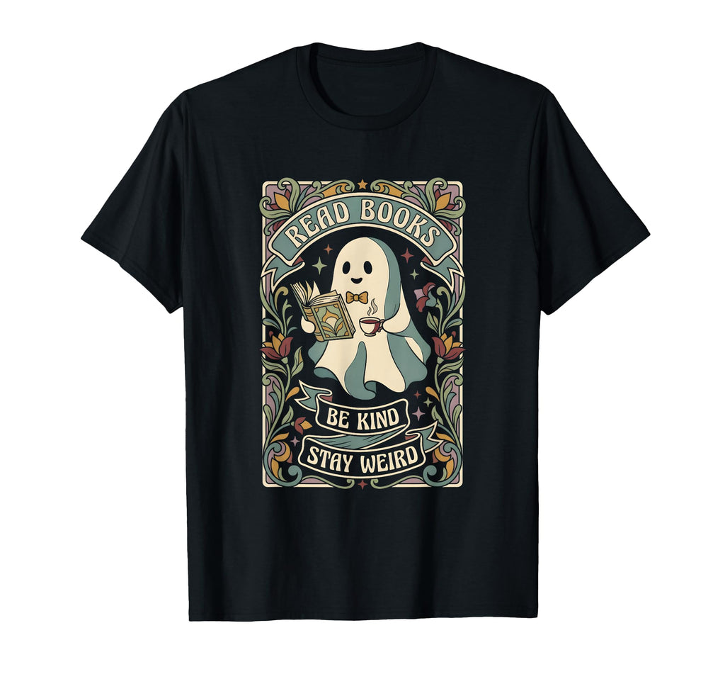 Read Books Be Kind Stay Weird Tarot T-Shirt - Unique Graphic for Adults - T-Shirt, Sweatshirt, Hoodie