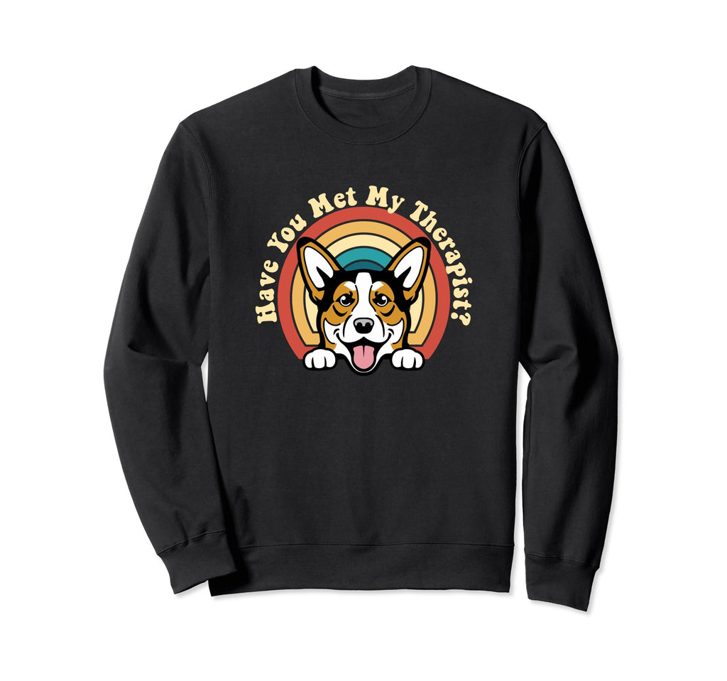 Emotional Support Therapy Dog Sweatshirt - Novelty Apparel for Adults - T-Shirt, Sweatshirt, Hoodie