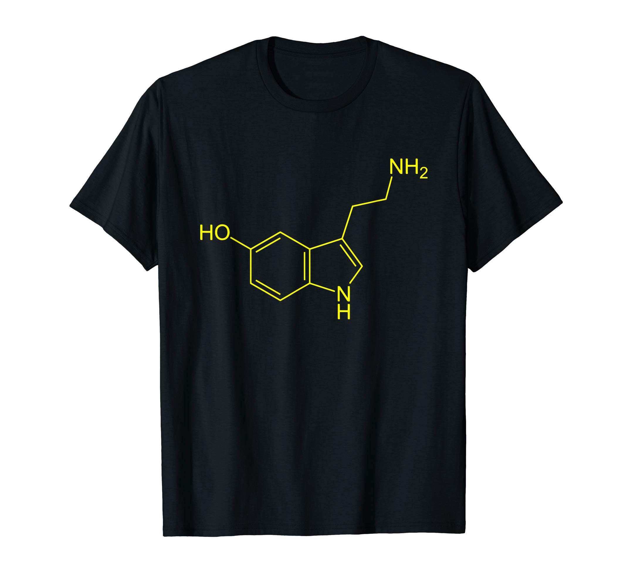 Serotonin Molecule T-Shirt - Trendy Graphic Men Women - T-Shirt, Sweatshirt, Hoodie