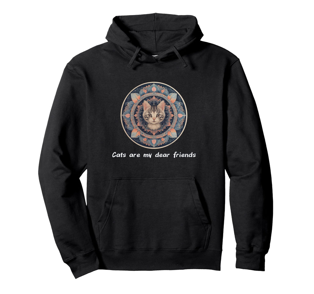 Cats Are My Best Friends Sacred Animals Hoodie - Unique Graphic Men Women - T-Shirt, Sweatshirt, Hoodie