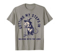 Getting My Steps Walking Lord Opossum T-Shirt - Trendy Graphic Unisex - T-Shirt, Sweatshirt, Hoodie