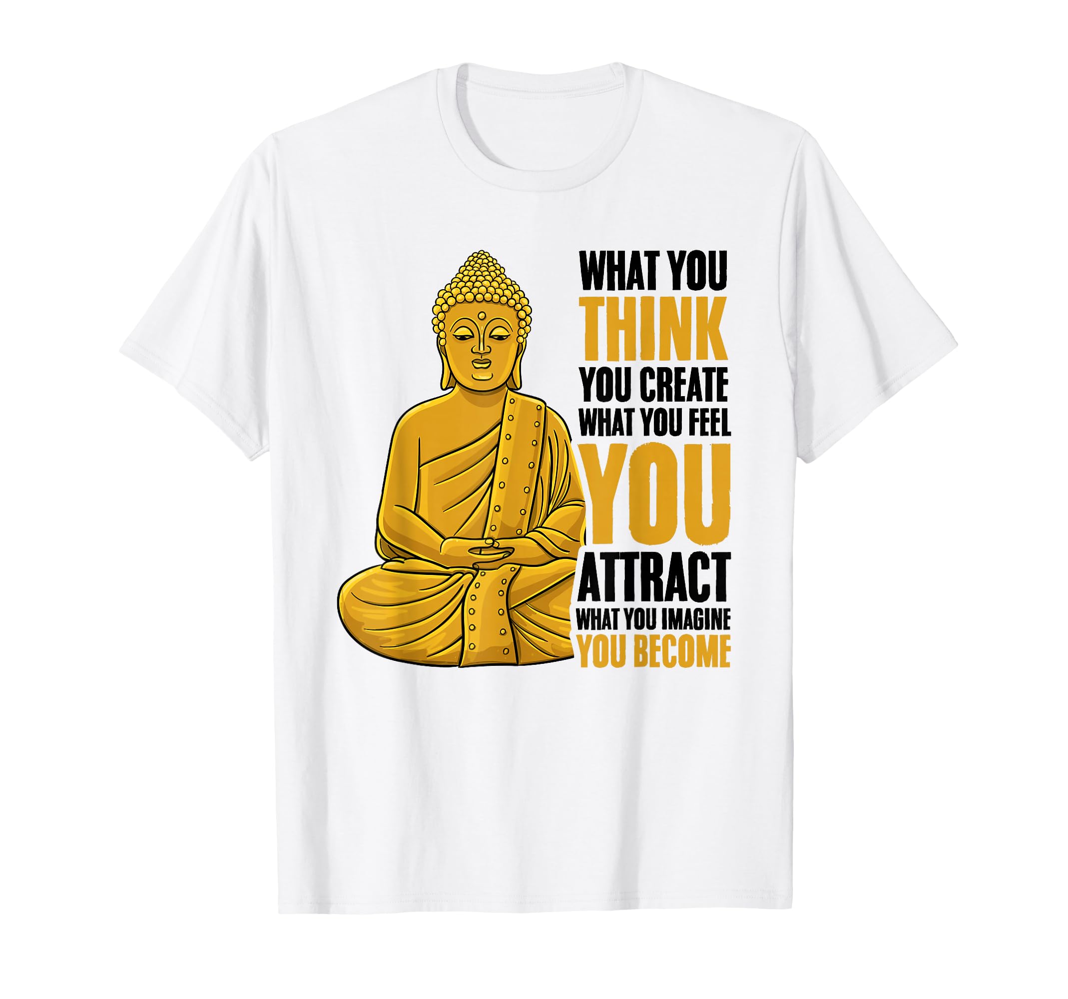 Buddhist Namaste Mindfulness Yoga Law T-Shirt - Custom Art Print Unisex - T-Shirt, Sweatshirt, Hoodie