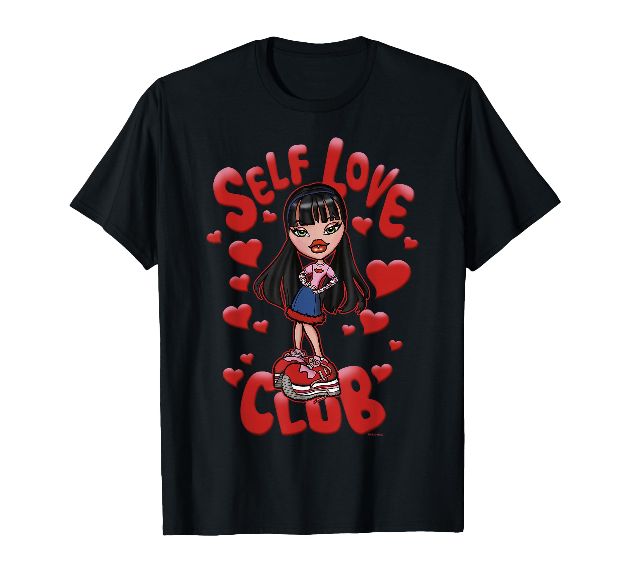 Bratz Jade Self Love Club Portrait T-Shirt - Graphic Print for Adults - T-Shirt, Sweatshirt, Hoodie