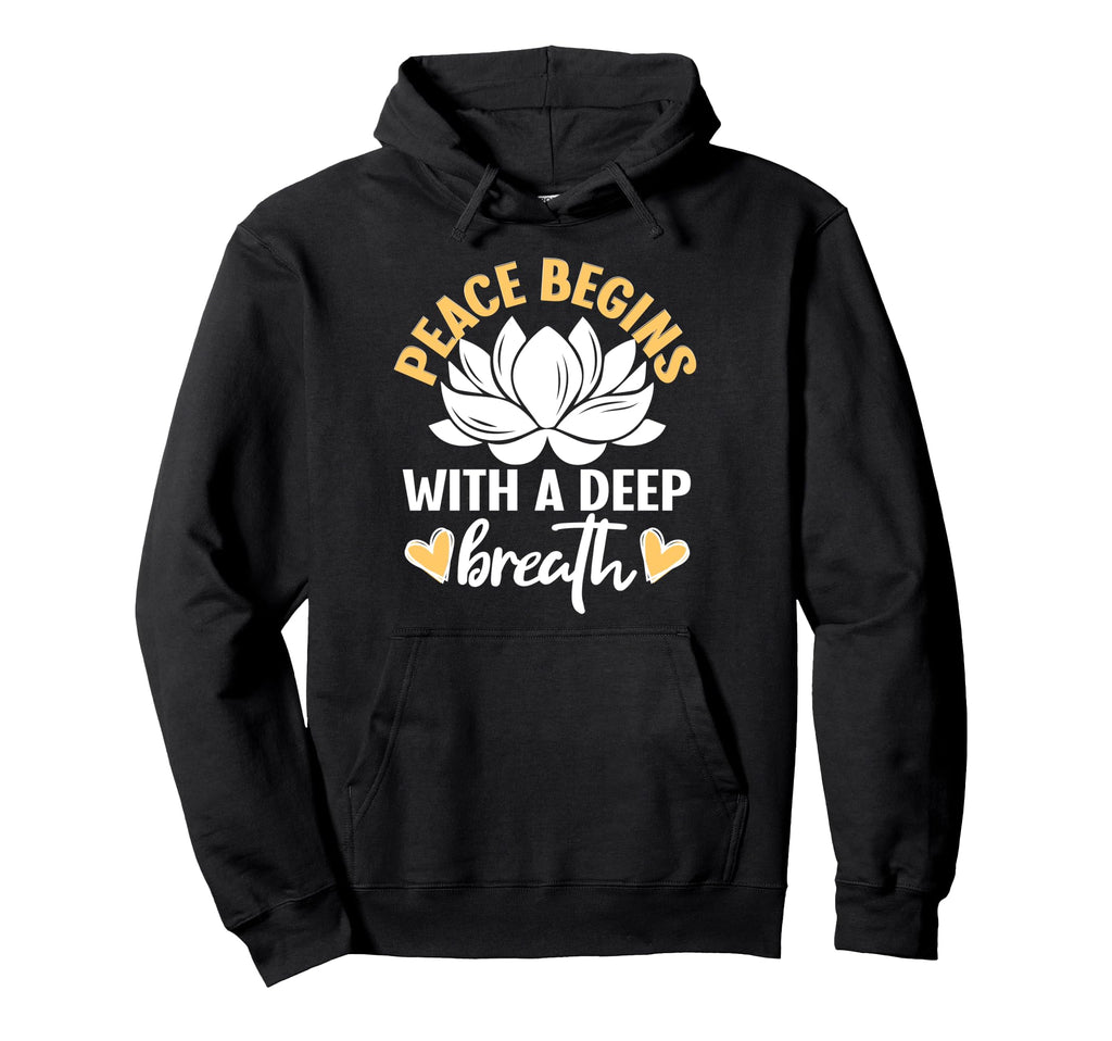 Meditation Yoga Spiritual Peace Namaste Hoodie - Unique Graphic Men Women - T-Shirt, Sweatshirt, Hoodie