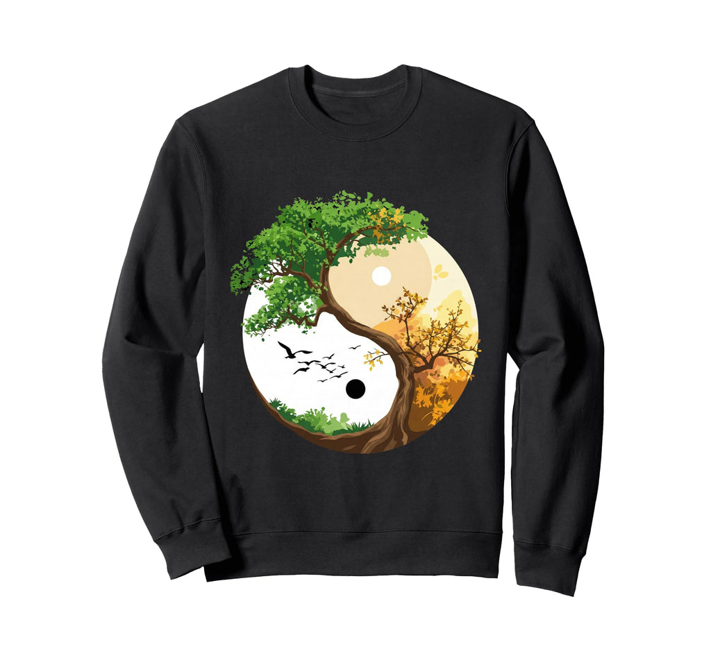 Yoga Chakra Tree Life Hatha Sweatshirt - Fun Novelty Design Men Women - T-Shirt, Sweatshirt, Hoodie