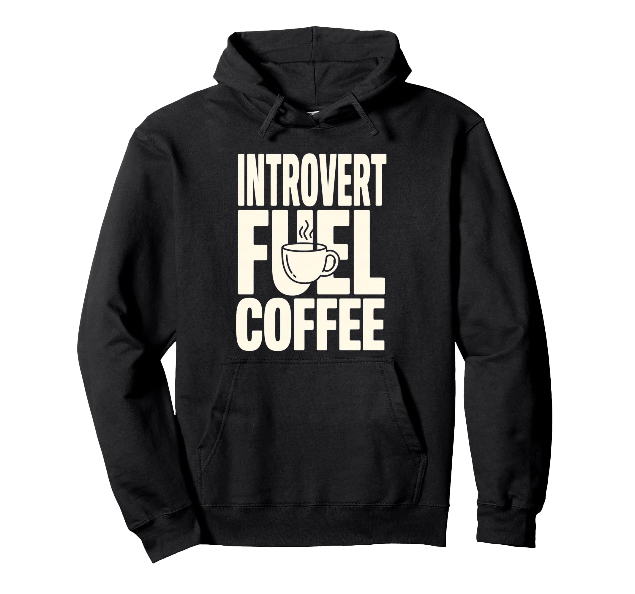 Introvert Coffee Lover Social Battery Hoodie - Graphic Print for Adults - T-Shirt, Sweatshirt, Hoodie