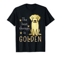 Best Therapy Is Golden Retriever Dog T-Shirt - Graphic Print for Adults - T-Shirt, Sweatshirt, Hoodie