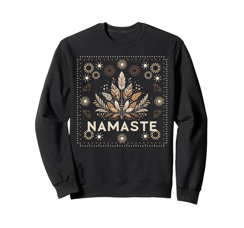 Namaste Zen Spiritual Meditation Sweatshirt - Custom Art Print Unisex - T-Shirt, Sweatshirt, Hoodie