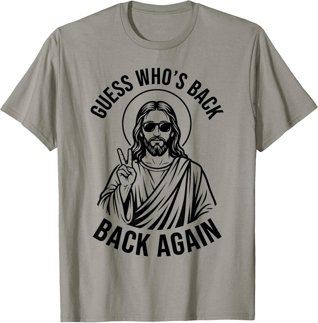 Funny Easter Jesus Guess Who's Back Again SKL Unisex T-shirt, Sweatshirt, Hoodie, Long Sleeve Tee - T-Shirt, Sweatshirt, Hoodie