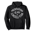 Meditation Astrology Connection Hoodie - Fun Novelty Design for Adults - T-Shirt, Sweatshirt, Hoodie
