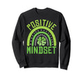 Positive Mindset Mental Health Sweatshirt - Minimalist Print for Adults - T-Shirt, Sweatshirt, Hoodie