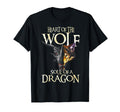 Heart Wolf Soul Dragon Dragon Lovers Gift T-Shirt - Trendy Graphic Unisex - T-Shirt, Sweatshirt, Hoodie