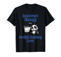 Introvert Energy Funny Social Battery T-Shirt - Minimalist Print Men Women - T-Shirt, Sweatshirt, Hoodie