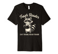 Smut Reader Romance Racoon Trash T-Shirt - Custom Art Print Men Women - T-Shirt, Sweatshirt, Hoodie