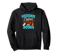 Coffee Cats And Books Lover Bookworm Hoodie - Streetwear Style Men Women - T-Shirt, Sweatshirt, Hoodie