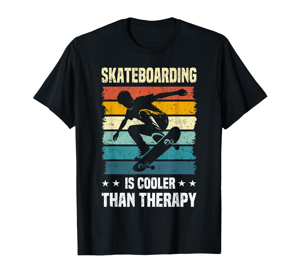 Skateboarding Is Cooler Than T-Shirt - Casual Everyday Wear Men Women - T-Shirt, Sweatshirt, Hoodie