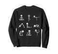Funny Skeletons Yoga Sweatshirt - Casual Everyday Wear for Adults - T-Shirt, Sweatshirt, Hoodie