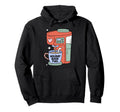 Holiday Book Lover Coffee Hoodie - Novelty Apparel Men Women - T-Shirt, Sweatshirt, Hoodie