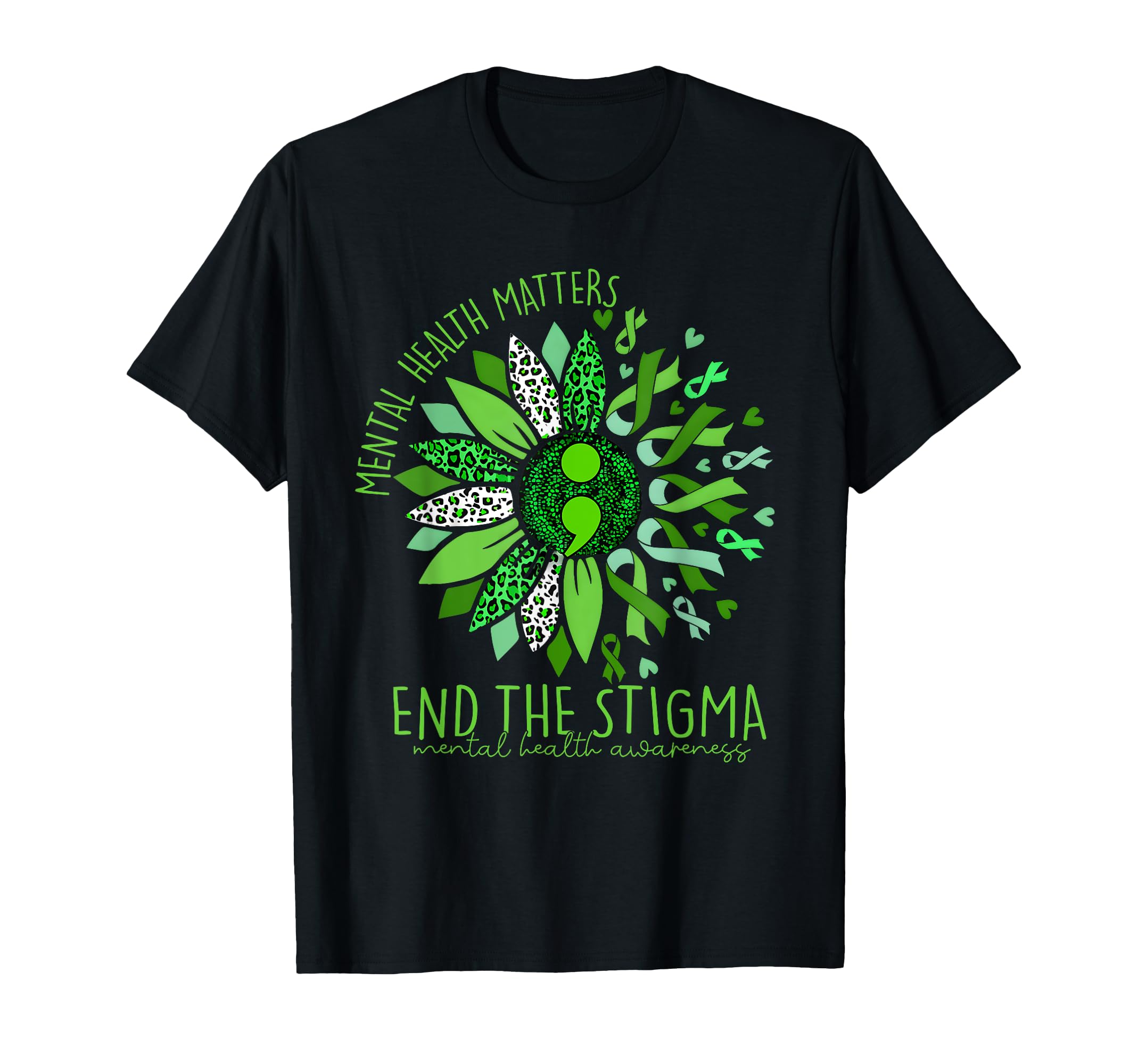 End Stigma Mental Health Matters T-Shirt - Unique Graphic for Adults - T-Shirt, Sweatshirt, Hoodie
