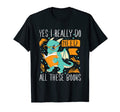 Yes I Really Do Need All These Books T-Shirt - Minimalist Print Men Women - T-Shirt, Sweatshirt, Hoodie