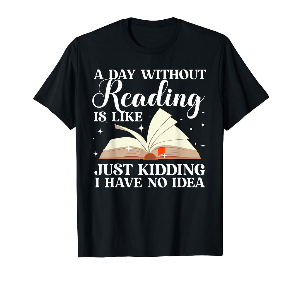Funny Reading Art Reader Book Lover T-Shirt - Minimalist Print Unisex - T-Shirt, Sweatshirt, Hoodie