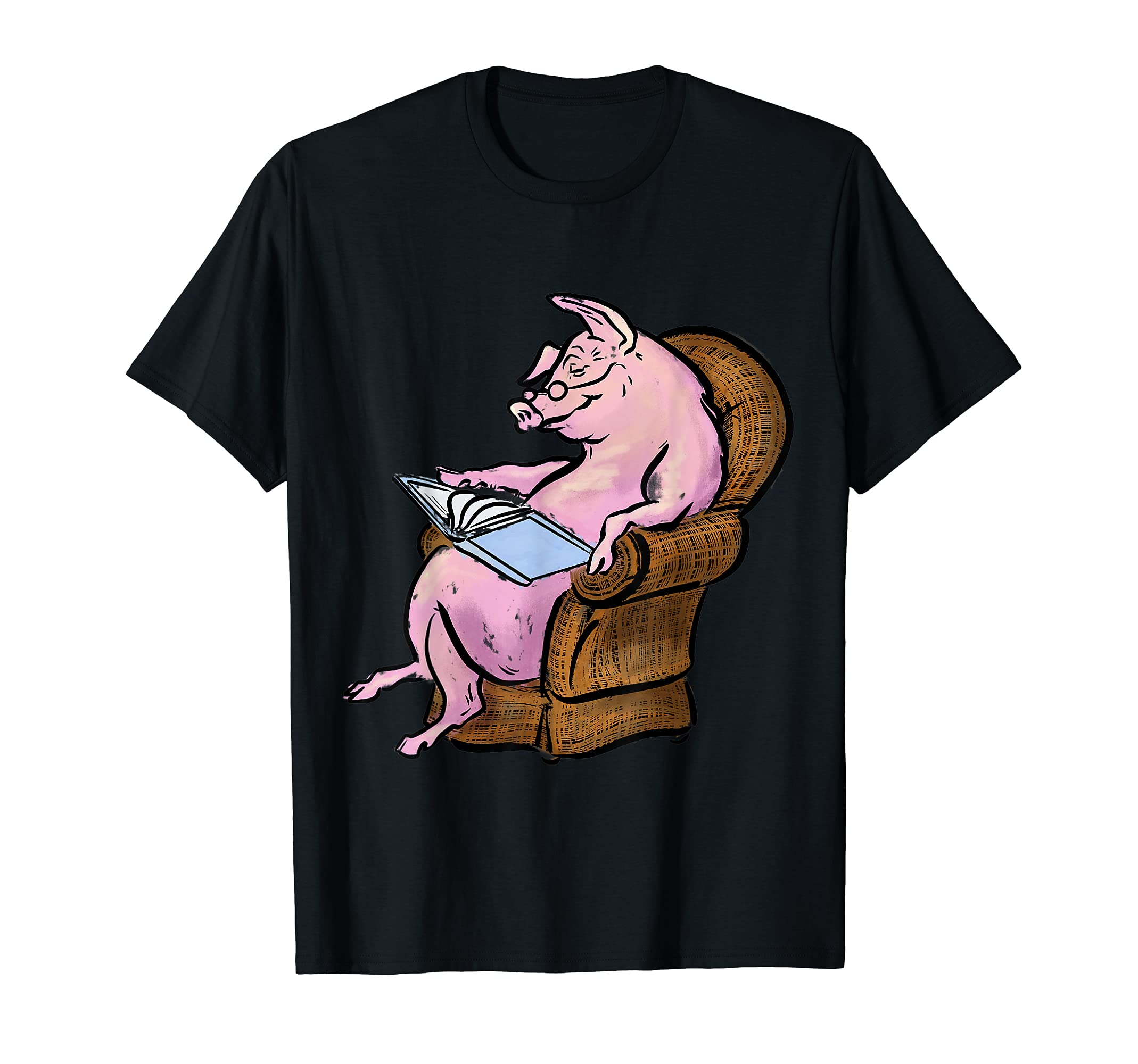 Swine Bibliophile T-Shirt - Streetwear Style Men Women - T-Shirt, Sweatshirt, Hoodie