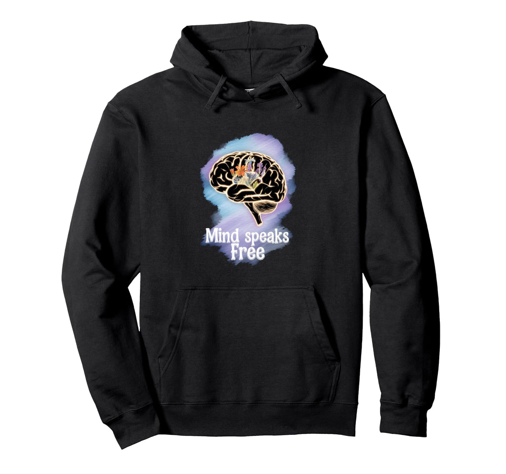 Brain Blooms Flowers Mind Seaks Free Hoodie - Casual Everyday Wear Unisex - T-Shirt, Sweatshirt, Hoodie
