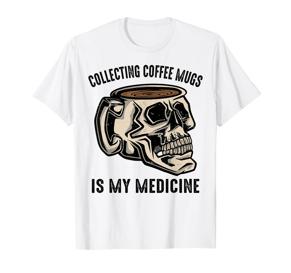 Therapy Collecting Coffee Mugs Is My T-Shirt - Graphic Print for Adults - T-Shirt, Sweatshirt, Hoodie