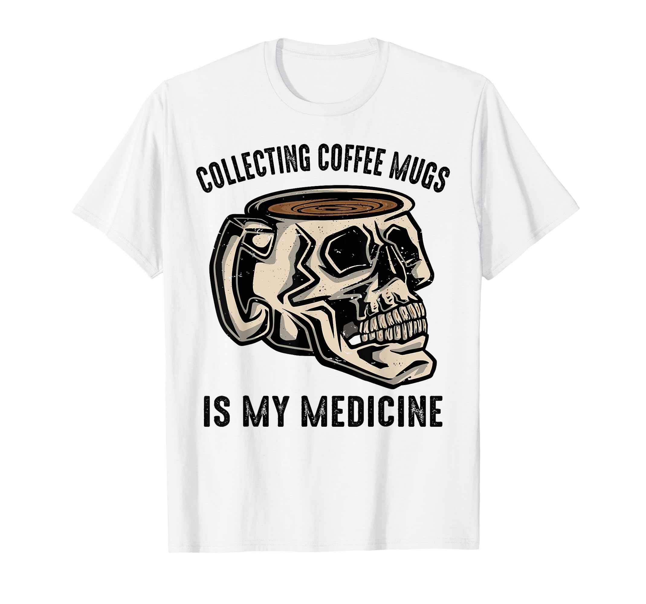 Therapy Collecting Coffee Mugs Is My T-Shirt - Graphic Print for Adults - T-Shirt, Sweatshirt, Hoodie