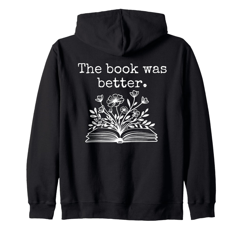 Bibliophile Book Lovers Book Blogger Hoodie - Minimalist Print Men Women - T-Shirt, Sweatshirt, Hoodie