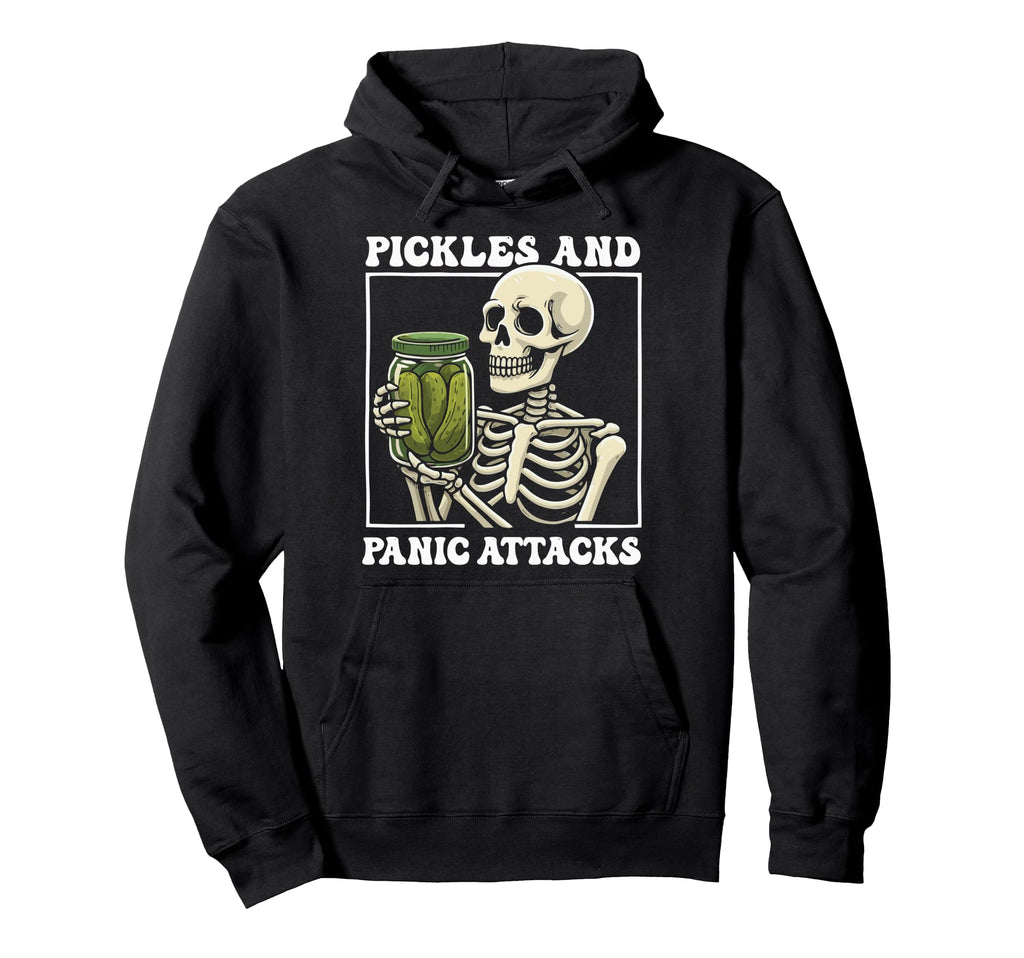 Pickles And Panic Attacks Hoodie - Aesthetic Graphic Unisex - T-Shirt, Sweatshirt, Hoodie