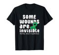 Some Wounds Are Invisible Mental Health T-Shirt - Custom Art Print Unisex - T-Shirt, Sweatshirt, Hoodie
