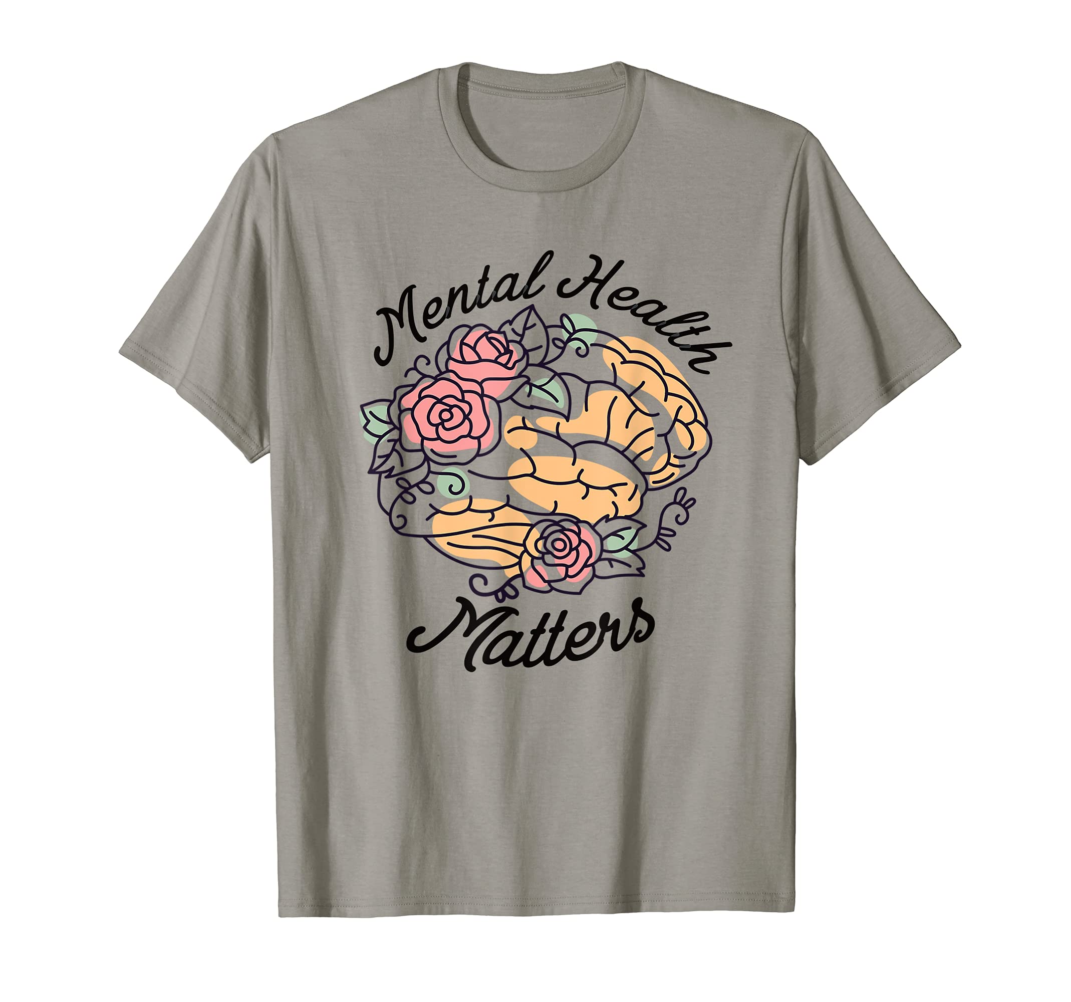 Mental Health Matters Mental Health T-Shirt - Aesthetic Graphic for Adults - T-Shirt, Sweatshirt, Hoodie