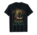 Easily Distracted Dragons And Books T-Shirt - Unique Graphic Unisex - T-Shirt, Sweatshirt, Hoodie