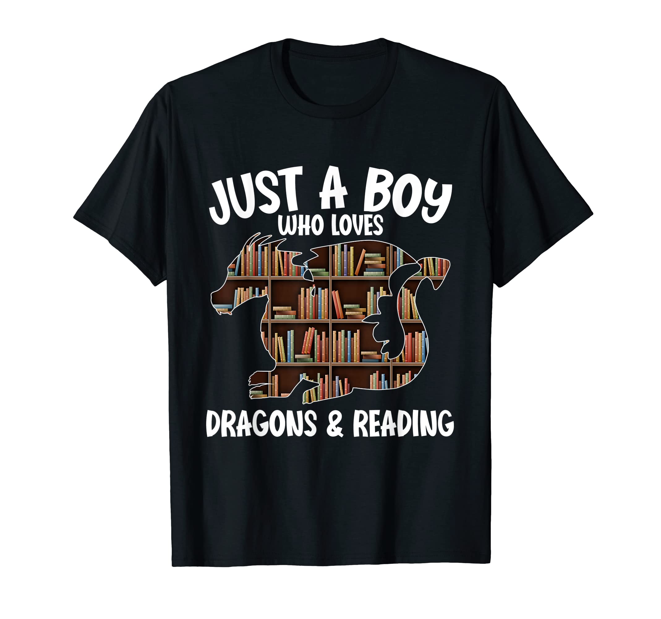 Just Who Loves Dragons And Reading T-Shirt - Minimalist Print for Adults - T-Shirt, Sweatshirt, Hoodie