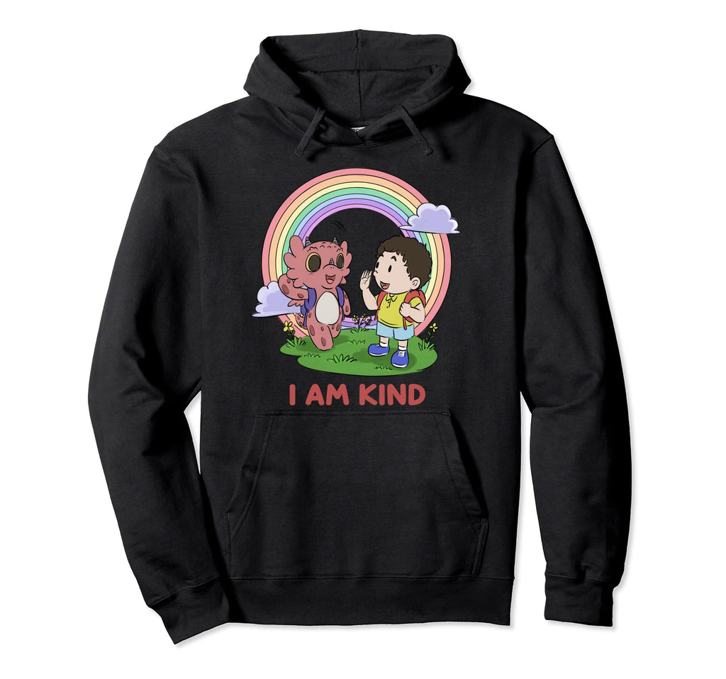 I Am Kind My Dragon Books Brag Hoodie - Novelty Apparel for Adults - T-Shirt, Sweatshirt, Hoodie