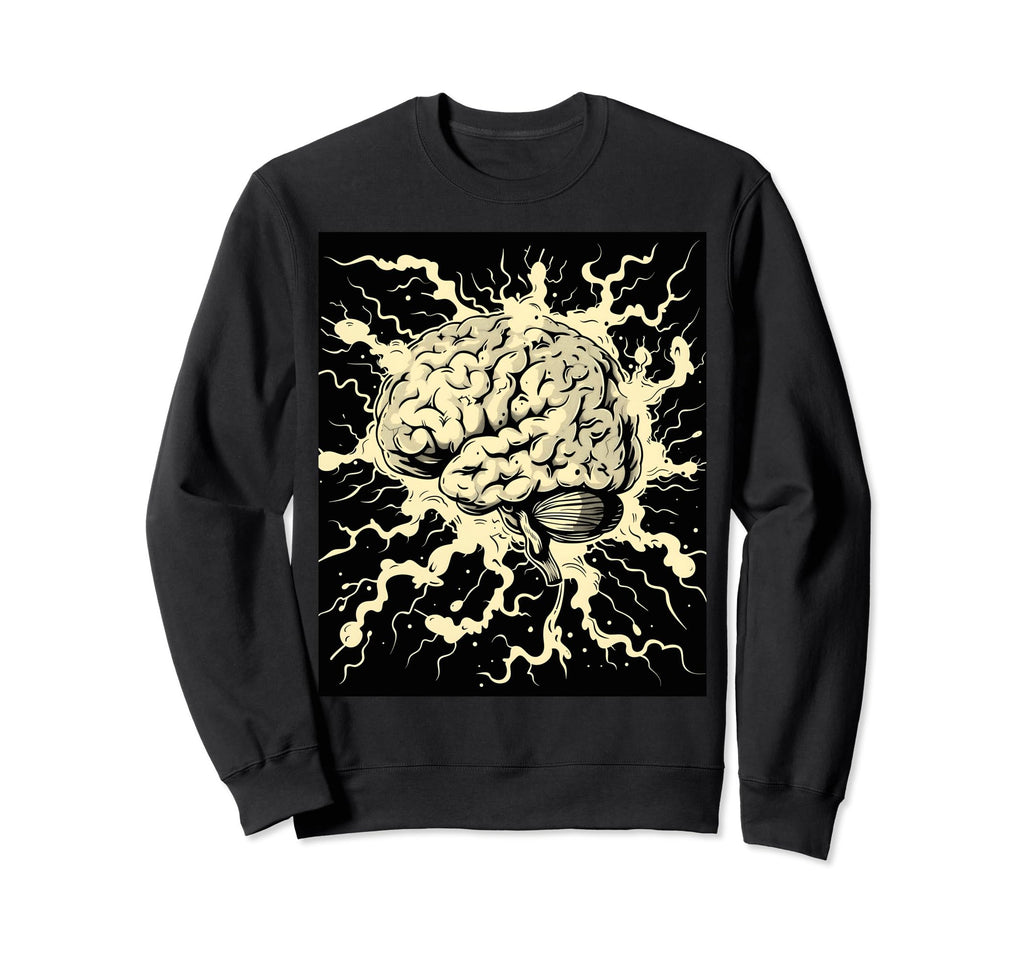 Gehirn Blitze Neurodivers Sweatshirt - Fun Novelty Design Men Women - T-Shirt, Sweatshirt, Hoodie